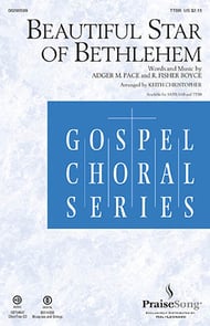 cover Beautiful Star of Bethlehem TTBB choral sheet music cover